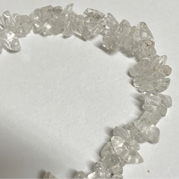 Quartz chip stone bracelet with toggle closure - Picture 3 of 6